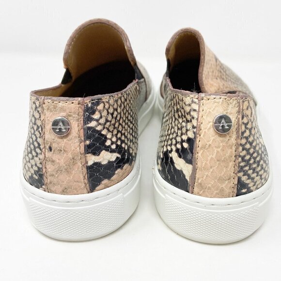 AQUATILA | Orilla Snakeskin Embossed leather slip-on sneaker 6 NWOT - Picture 6 of 12